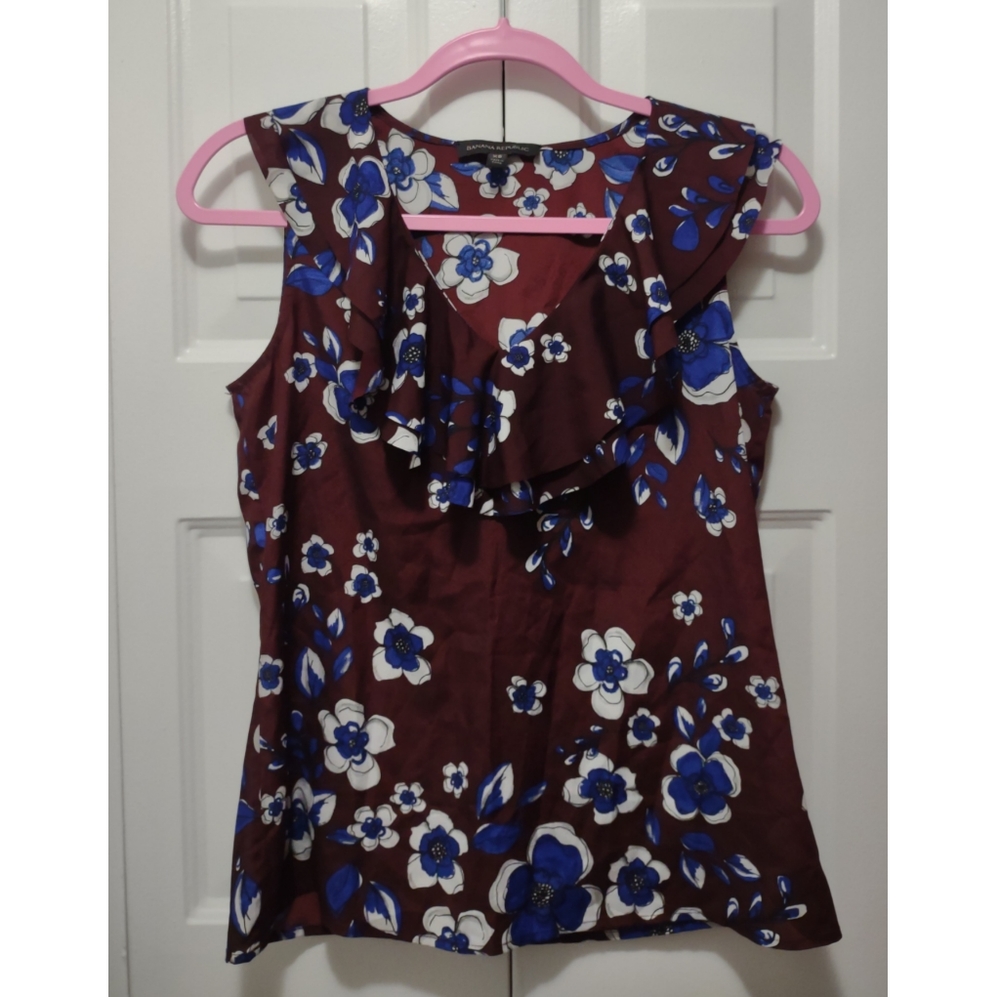 Banana Republic Floral Tank XS